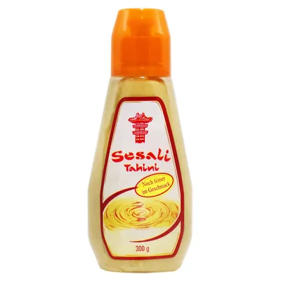 Immagine prodotto di Sesali | Pasta di sesamo Tahini - 300 g - Contiene sesamo - Ingredienti naturali - Acquista Tahini