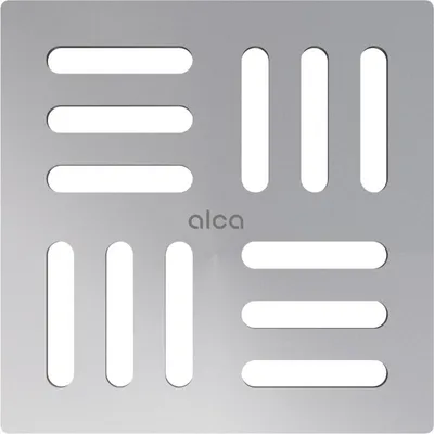 Obrázek produktu pro ALCA MPV011 Mřížka pro nerezové vpusti 102×102 mm nerez