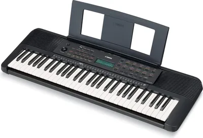 Produktbild von Yamaha PSR-E273, 61 Schlüssel, Tasten, Drehregler, Weiß, Schwarz, 940 mm, 317 mm