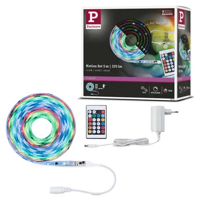Productafbeelding van Paulmann SimpLED Motion, LED-strip met bewegingssensor, RGB, complete set