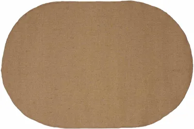 Produktbild von Rechteckiger Juteteppich 100 x 152 cm – handgefertigter Bereichsteppich aus 100% Naturjute für das Wohnzimmer im Boho- und minimalistischen Stil