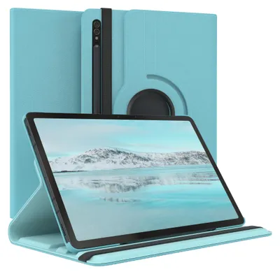 Produktbild von EAZY CASE - Tablet Hülle für Samsung Galaxy Tab S8 Schutzhülle, Tablet Case 360° drehbar in Blau