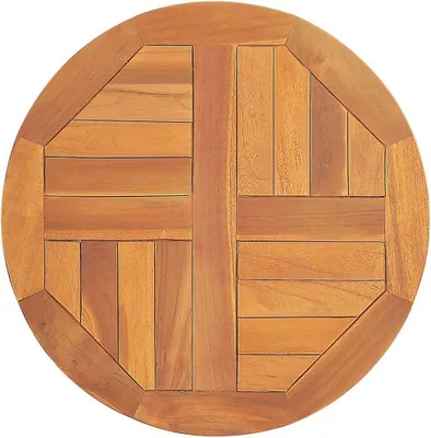 Produktbild von vidaXL Tischplatte Massivholz Teak Rund 2,5 cm 50 cm
