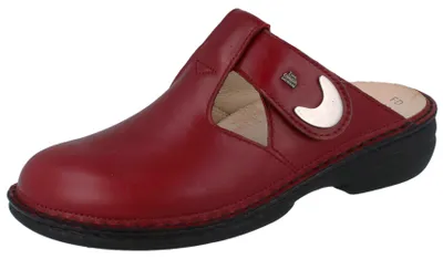Produktbild von FINN COMFORT Belem Damen Clog rot Glattleder - Größe: 41