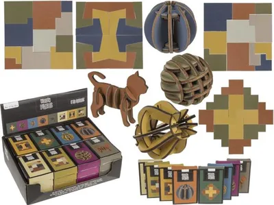 Produktbild von OOTB Holz-Puzzle 8-fach sortiert