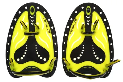 Produktbild von Schwimm-Paddles - Handpaddel Schwimmen - Widerstandstraining - Verstellbar - Langlebig - Hochwertiges Material - Größe S: 190 x 130 mm