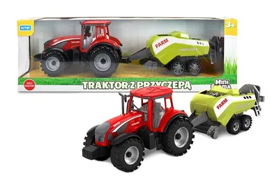 Produktbild von Mini-Bauernhof Traktor mit Landmaschinen