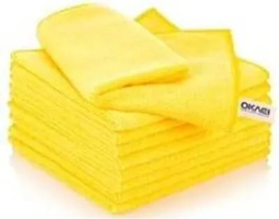 Produktbild von Okaei Mikrofasertücher 12 Stück, Reinigungstücher, Geschirrtücher, Microfasertücher, Putztücher Putzlappen, Fenster Tücher, Allzwecktücher, Sehr Saugfähig, 40x40 cm