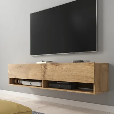 Produktbild von Selsey TV-Lowboard WANDER TV-Schrank Wotan Eiche Holzoptik hängend 140 cm