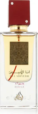 Obrázek produktu pro Lattafa Rouge, Unisex, 60 ml, Tekutý parfém, Nashi Pear, Kumquat and Bergamot, Caramel and Geranium, Ambergris, Musk and Oakmoss