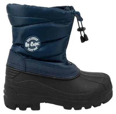 Produktbild von Lee Cooper - Schneestiefel für Kinder, Anti-Rutsch PP12408 (32 EU) (Schwarz/Dunkles Marineblau)