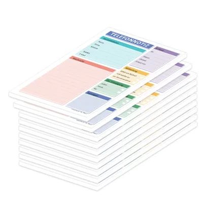 Produktbild von PRICARO Telefonnotizblock, A5, Memo, 10 Stück