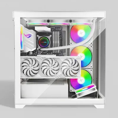 Zdjęcie produktu dla Xilence XG271, Midi Tower, PC, Biały, ATX, micro ATX, Mini-ITX, SPCC, Gaming
