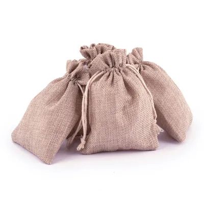 Produktbild von pajoma Adventskalender Jute Beutel Natur / Beige, 10 x 13 cm Säcke zum Befüllen 24 Stück