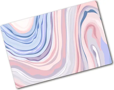 Produktbild von Tulup Glas Herdabdeckplatte - 80x52 cm - Glaskeramikkochfeld-Abdeckung Spritzschutz Glasabdeckplatte - Einteilig - Kunst: Modern & Klassisch - Wellen Abstrakt - Mehrfarbig