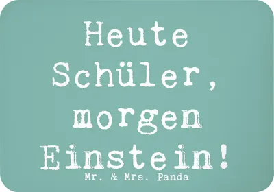 Produktbild von Mr. & Mrs. Panda magnet Spruch Schulanfang Inspiration - Meeresbrise - Geschenk, Lernen, ermutigend, Schüler, bildmagnet, Zuversicht, Kühlschrankmagnet, zettelhalter