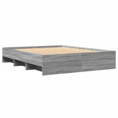 Obrázok produktu pre vidaXL Rám postele bez matraca Grey Sonoma 160x200 cm materiál na báze dreva