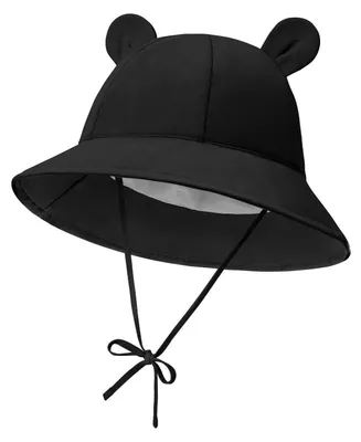 Produktbild von Baby Sonnenhut Kleinkinder UV Schutz UPF 50+ Fischerhut 1-2 Jahre Schwarz