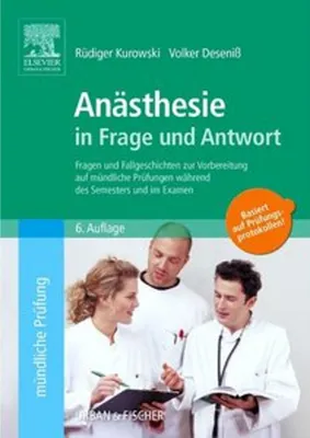 Produktbild von Anästhesie in Frage und Antwort