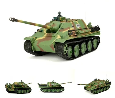 Produktbild von RC Panzer Jagdpanther von Heng Long 1:16 mit Rauch & Sound - 2,4 GHz