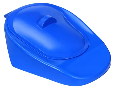 Produktbild von Solidchoice – Urinal mit Deckel für Männer und Frauen, blau