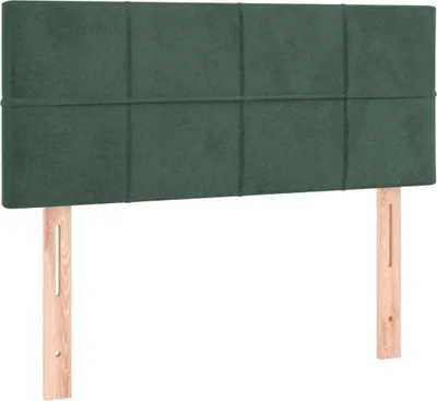 Produktbild von vidaXL Kopfteil Dunkelgrün 90x5x78/88 cm Samt