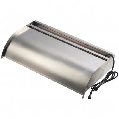 Produktbild von Ubbink Wasserfall-Element Nevada 60cm mit LED-Beleuchtung Edelstahl