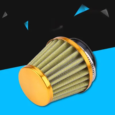 Image de Filtre à air de 44 mm pour Gy6 150 cm³ (quad, quadricycle, kart, buggy, scooter, cyclomoteur) (doré)