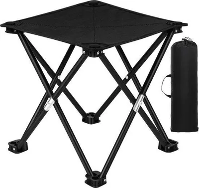 Obrázek produktu pro Camping stolička, 32,5 × 26 × 31 cm, Přenosné skládací sloupy