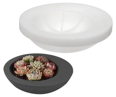 Imagen del producto de Omgoods: Molde de silicona para macetas - Molde para proyectos creativos de bricolaje
