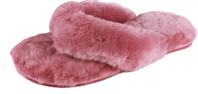 Productafbeelding van Eastern Counties Leather dames slippers van schapenvacht, model EL160 (maat 37 EU), kleur rozenrood