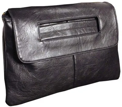 Immagine prodotto di Borsa da donna capiente, nera, in ecopelle