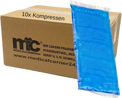 Produktbild von Kalt Warm Kompresse, Gel, Mikrowellen geeignet, 12x29 cm, 10 St.