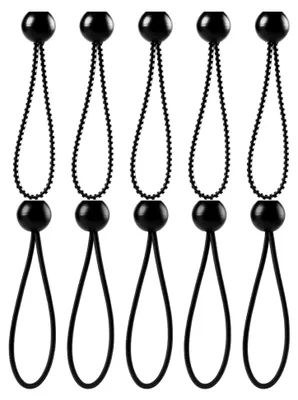 Produktbild von 30 Stück elastische Zeltbefestigungsseile mit Kugeln für Outdoor-Aktivitäten