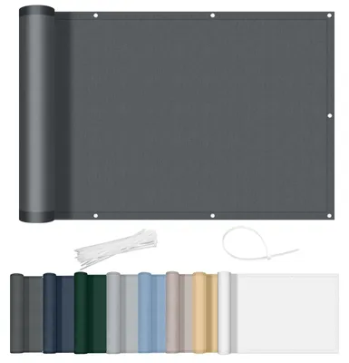 Immagine prodotto di Schermo per balcone - Antracite - 90 x 400 cm - Impermeabile - Protezione dalla vista per balcone
