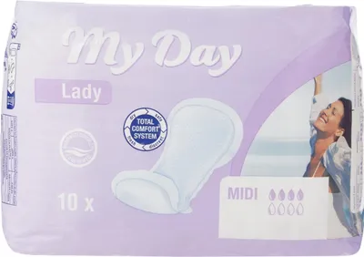 Zdjęcie produktu dla Wkładki na nietrzymanie moczu MY DAY midi 10 sztuk
