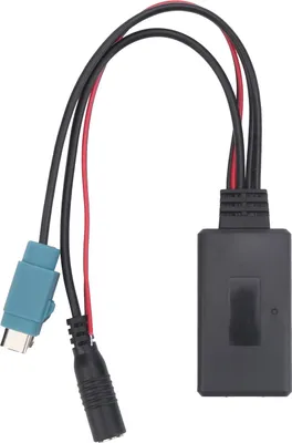 Obrázok produktu pre Bezdrôtové autorádio Bluetooth AUX kábel Mikrofón Handsfree adaptér vhodný pre Alpine KCE?236B / CDA?9852 / E