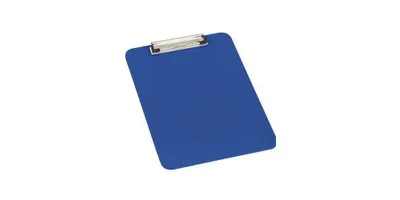 Image de Planchette à pince DIN A4 polystyrène bleu