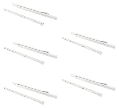 Produktbild von Emuca 5er-Satz Schubladenführungen T30, Drop Locking, Länge 800mm,