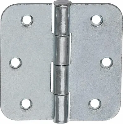 Produktbild von Gerollte Scharniere Kantige  75 x 75 mm Silber Verzinkt