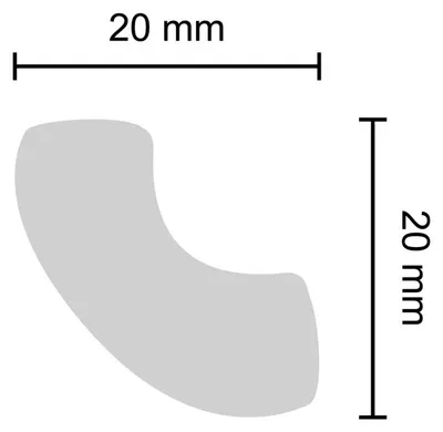 Produktbild von Decosa Zierprofil KZL01 150 cm