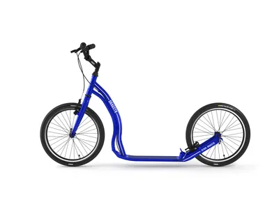 Imagen del producto de Yedoo Dragstr Sport Alloy: triciclo para adultos y adolescentes, con capacidad de hasta 150 kg, neumáticos de aire de 20/20 y manillar ajustable. Color: azul