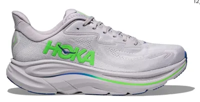Productafbeelding van Hoka M Clifton 10 - asgrijs / neon groen, maat: 11.5