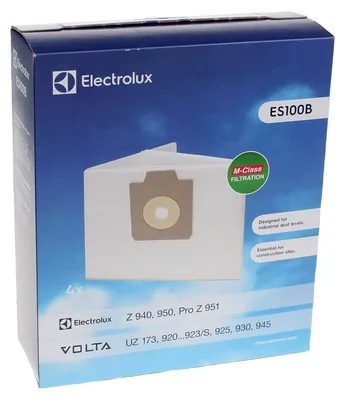 Image de ELECTROLUX - Sacs à poussière ES100B 4 pièces - 9009238073