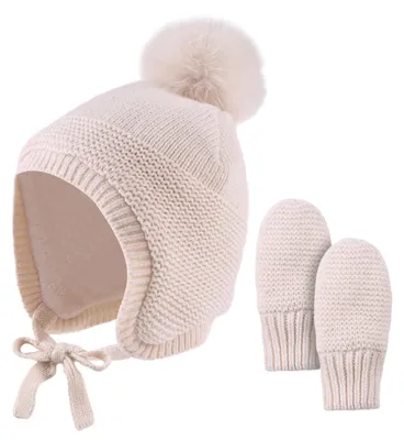 Produktbild von Winter Beanie für Babys mit Ohrenklappen