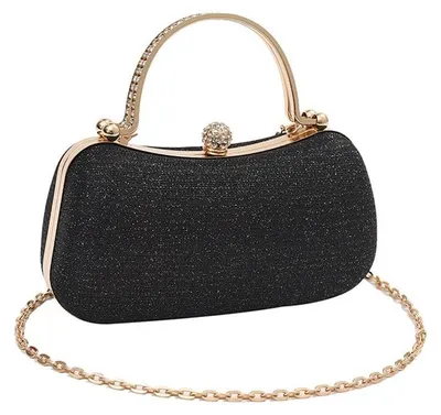 Imagen del producto de Elegante clutch con detalles de brillo, ideal para eventos nocturnos