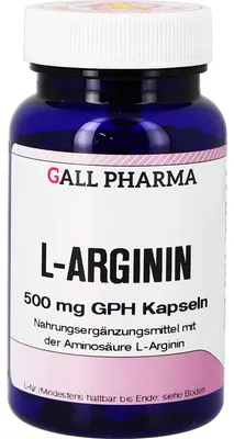 Zdjęcie produktu dla GALL PHARMA Arginina 500 mg GPH, kapsułki, 60 szt.