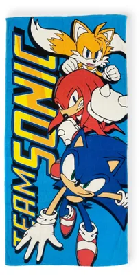 Zdjęcie produktu dla Sega - Sonic The Hedgehog premium ręcznik plażowy z mikrofibry 90x180 cm