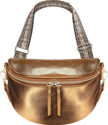Immagine prodotto di Gallantry, borsa a tracolla con motivo geometrico, bronzo