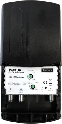 Zdjęcie produktu dla Ant0728 Wzmacniacz Masztowy Wm-30 Fm/Vhf+Uhf Dvb-